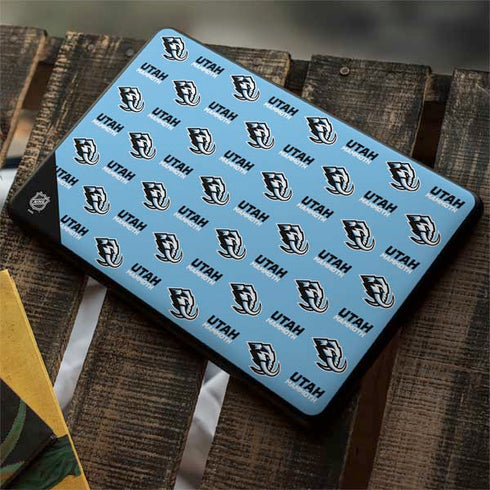 NHL Utah Mammoth Logo Pattern Google Pixelbook Go Skin